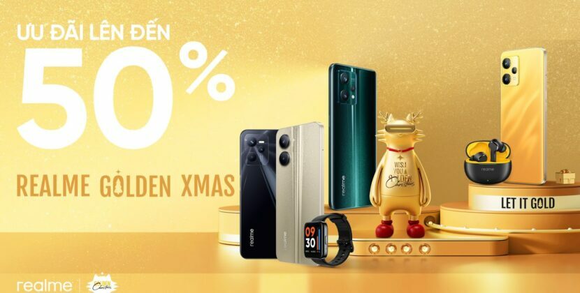 realme giảm giá nhân dịp mùa lễ hội cuối năm