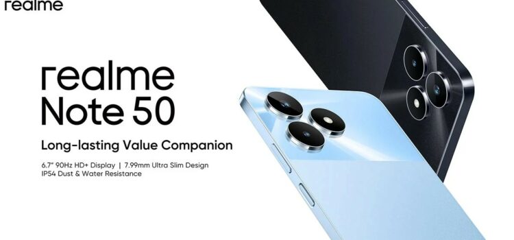 Realme Note 50 lộ thông số kỹ thuật trước ngày ra mắt 23/1