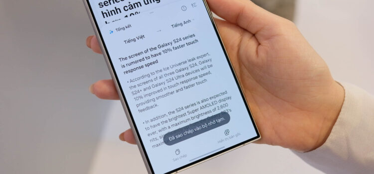 Samsung sẽ cập nhật Galaxy AI vào các model cũ 