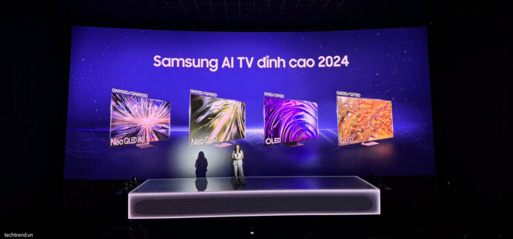 Samsung giới thiệu loạt TV AI năm 2024