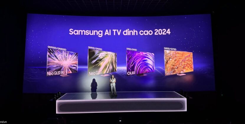 Samsung giới thiệu loạt TV AI năm 2024