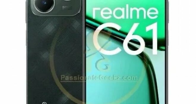 Realme C61 4G rò rỉ hình ảnh, thông số kỹ thuật và giá bán