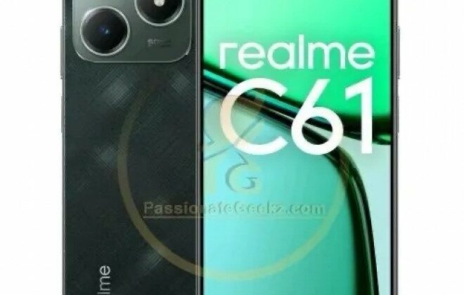 Realme C61 4G rò rỉ hình ảnh, thông số kỹ thuật và giá bán