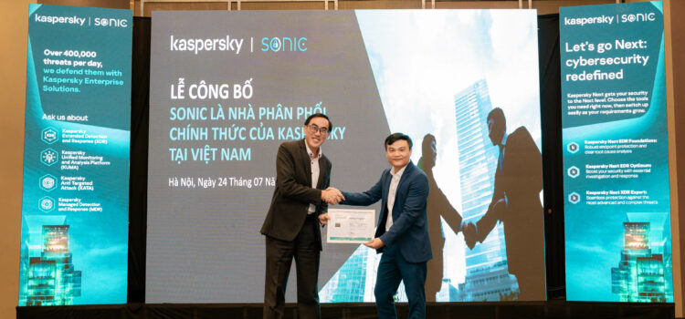 Kaspersky chỉ định Sonic làm nhà phân phối thứ hai tại Việt Nam