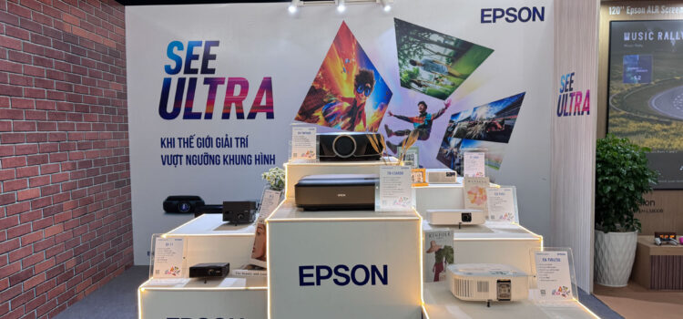 Epson trình diễn loạt máy chiếu tại triển lãm P.H.E Show 2024