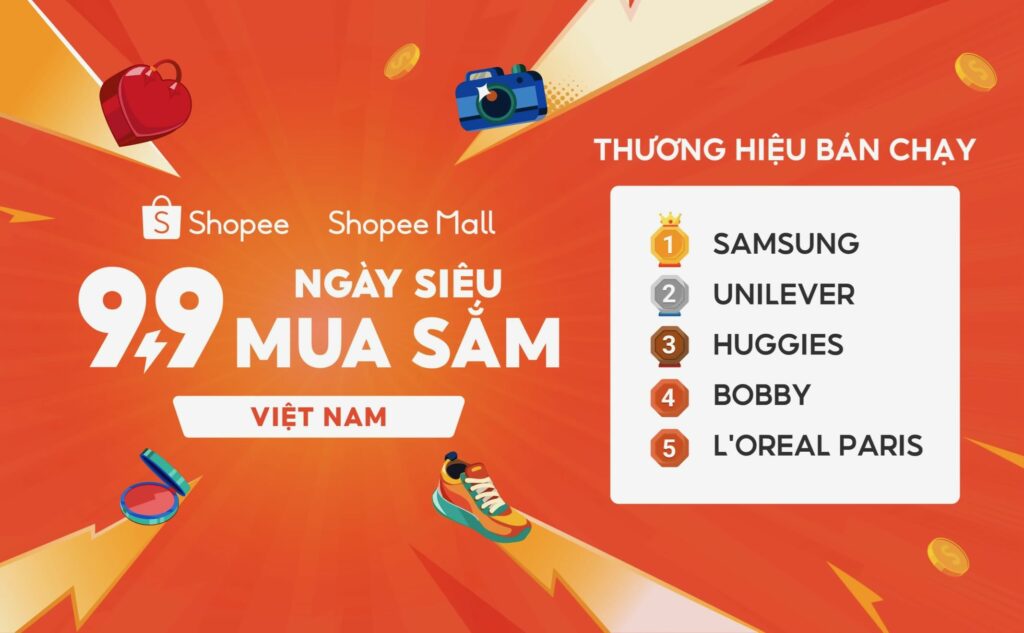 Sự kiện "9.9 Ngày Siêu Mua Sắm" của Shopee tiết kiệm hơn 700 tỷ đồng phí vận chuyển