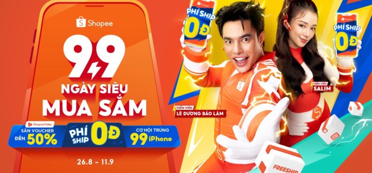 Shopee khởi động sự kiện 9.9 Ngày siêu mua sắm