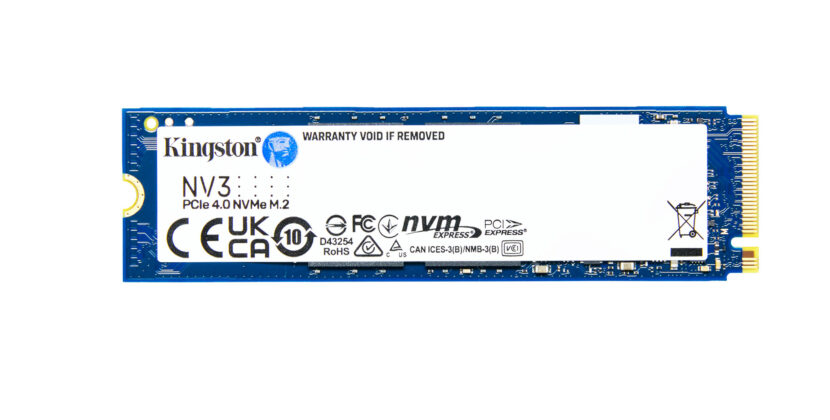 Kingston giới thiệu ổ cứng NV3 PCIe 4.0 NVMe SSD với hiệu suất cao