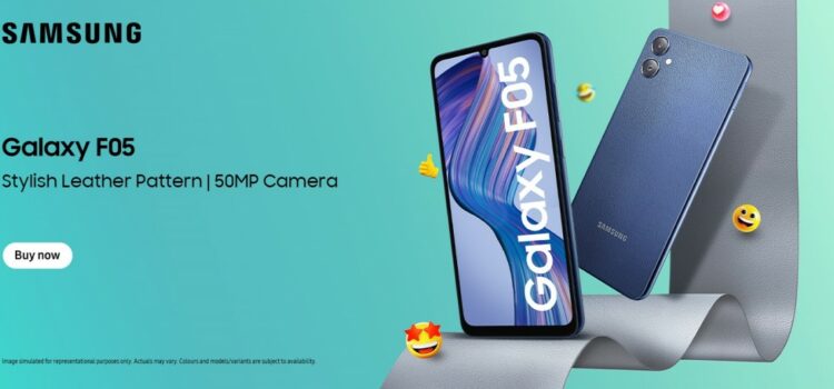 Samsung Galaxy F05 được công bố, một biến thể của M05 và A05