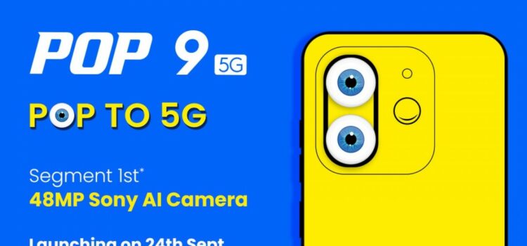 Tecno Pop 9 5G rò rỉ thông tin kỹ thuật và thiết kế trước ngày ra mắt chính thức