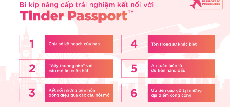 Tinder ra mắt cẩm nang du lịch solo với Tinder Passport dành cho Gen Z