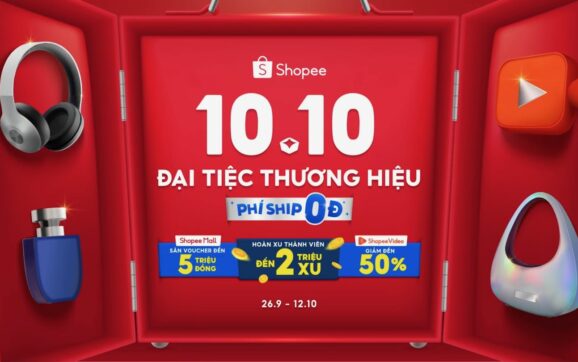 Những điểm nổi bật tại sự kiện "10.10 đại tiệc thương hiệu" của Shopee