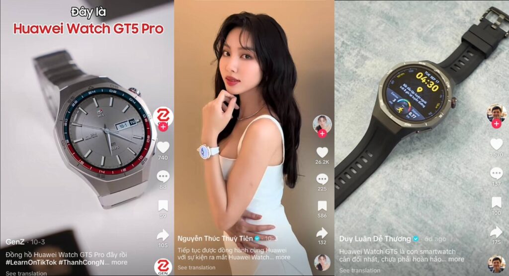 Huawei mở gian hàng trên TikTok Shop