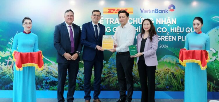 Dịch vụ GoGreen Plus của DHL giúp VietinBank giảm phát thải hơn 26 tấn CO2