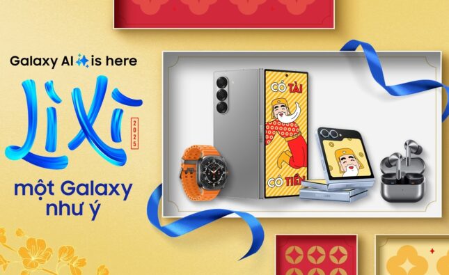 ‘Galaxy AI is here – Lì xì một Galaxy như ý’, chương trình ưu đãi Tết 2025 của Samsung