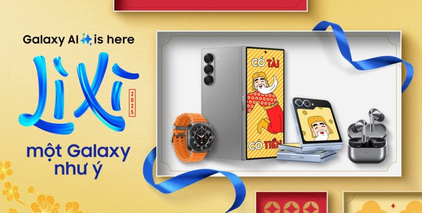 ‘Galaxy AI is here – Lì xì một Galaxy như ý’, chương trình ưu đãi Tết 2025 của Samsung