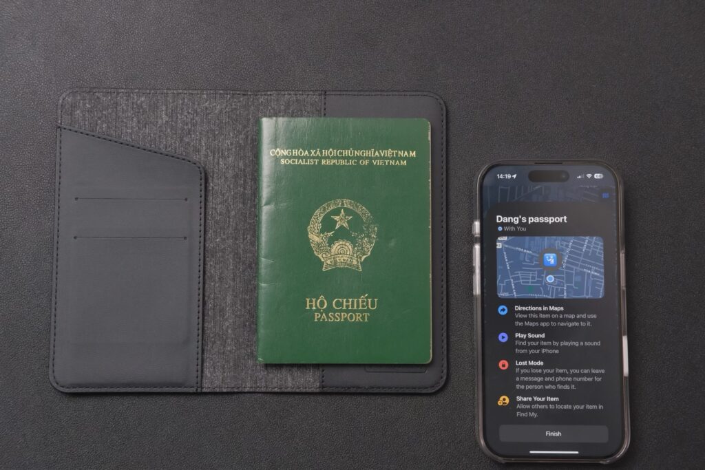 Mazer 1 Tag Passport: Giải quyết nỗi lo thất lạc hộ chiếu