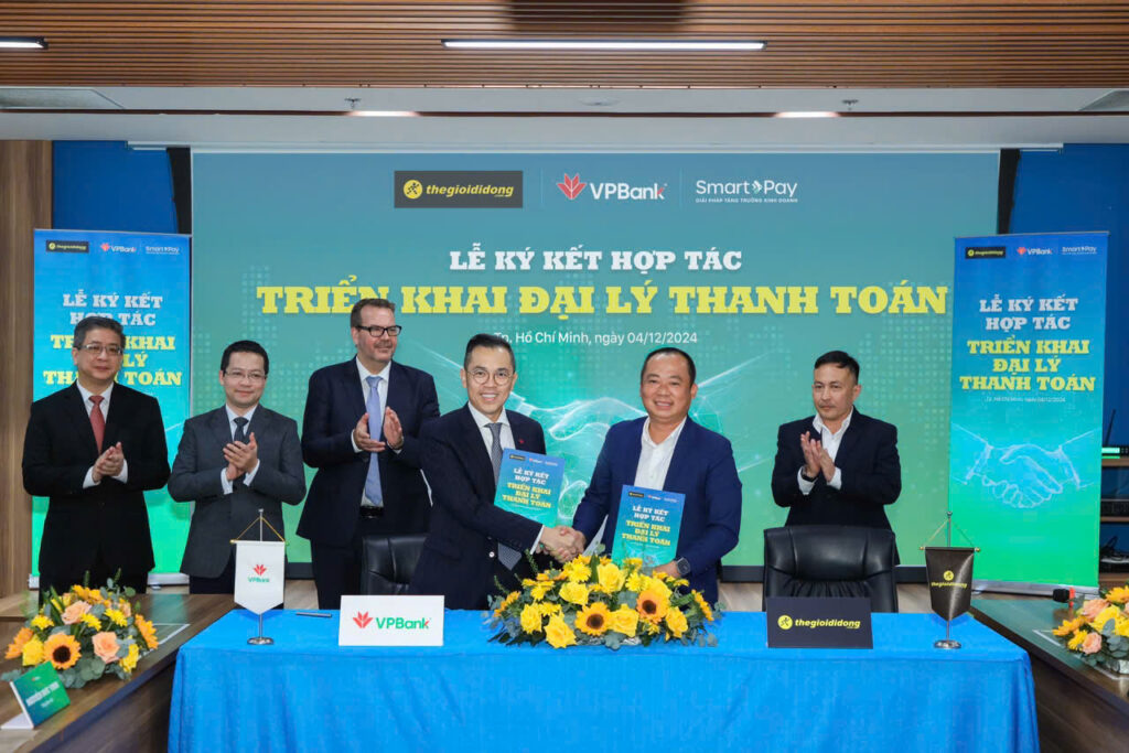 VPBank hợp tác Thế Giới Di Động triển khai đại lý thanh toán trên toàn quốc