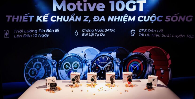 Riversong giới thiệu đồng hồ thông minh Motive 10GT, chính thức có mặt tại Việt Nam