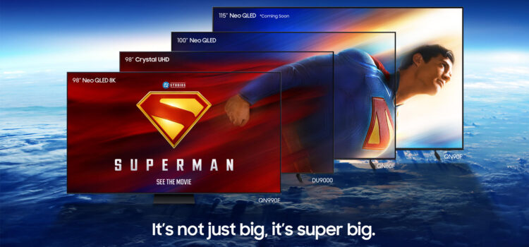 Samsung hợp tác cùng Warner Bros. và DC Studios triển khai hoạt động quảng bá bộ phim “Superman” trên nền tảng TV màn hình lớn