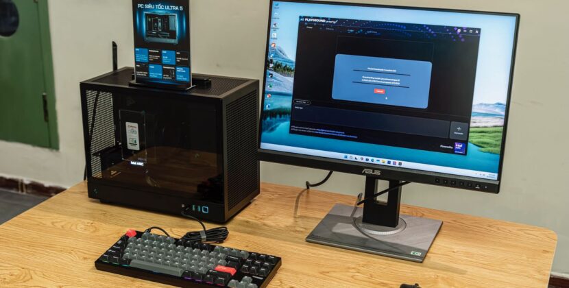 Intel trình diễn các tính năng AI PC tại Việt Nam