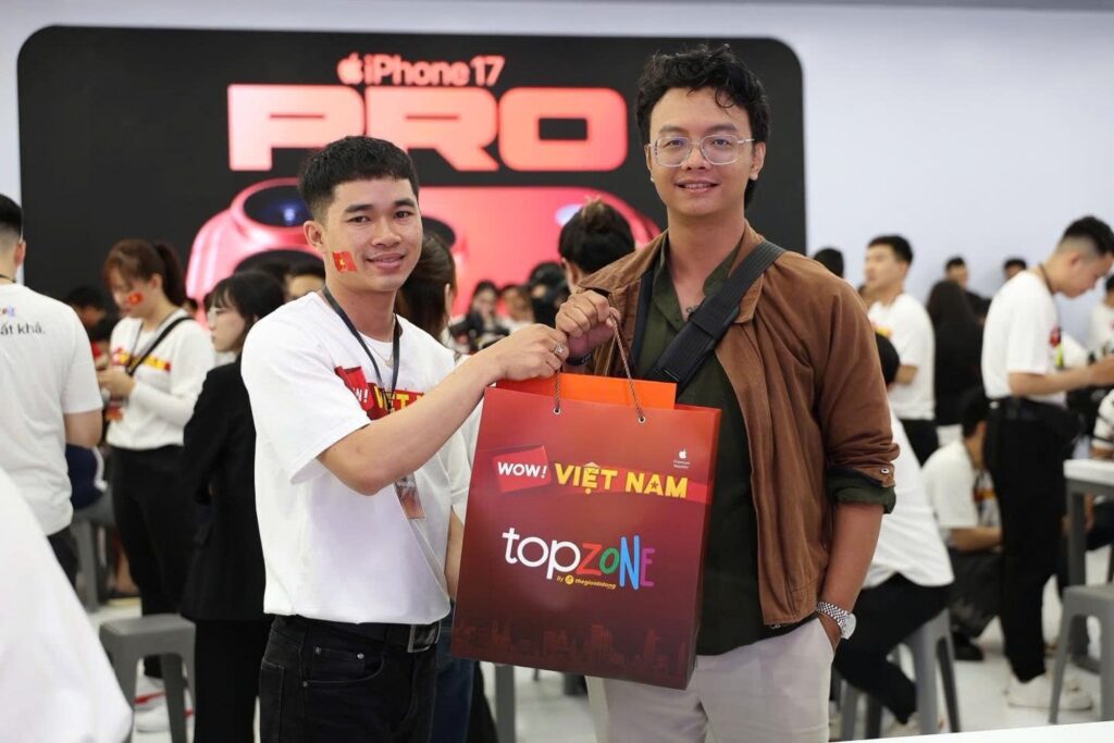 TopZone ghi nhận kỷ lục đặt hàng iPhone 17 và iPhone Air