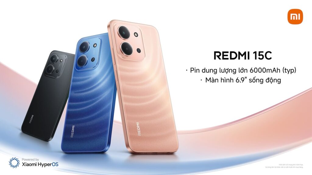 Redmi 15C – chiếc điện thoại “pin khủng” dưới 4 triệu: có gì đáng chú ý?
