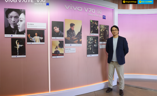 vivo ra mắt vivo V70 và V70 FE: Tập trung nhiếp ảnh, AI và pin lớn