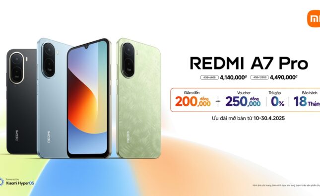 Xiaomi ra mắt REDMI A7 Pro: Lần đầu dòng A có bản Pro, pin 6.000mAh