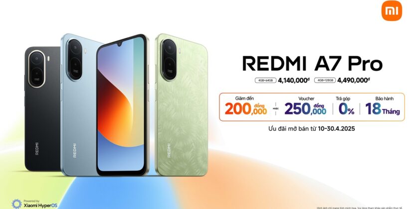 Xiaomi ra mắt REDMI A7 Pro: Lần đầu dòng A có bản Pro, pin 6.000mAh