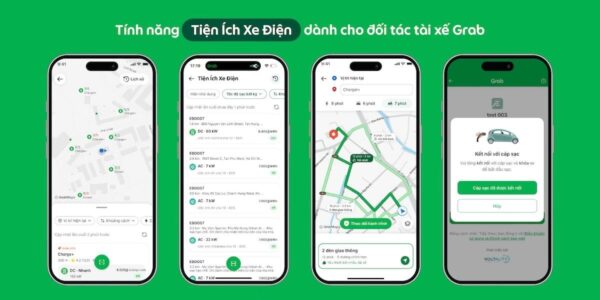 Grab ra mắt tính năng “Tiện Ích Xe Điện”: gom toàn bộ việc sạc xe vào một ứng dụng 