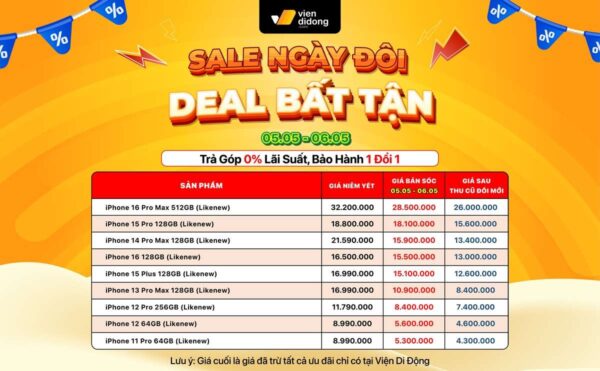 viện di động sale 5.5