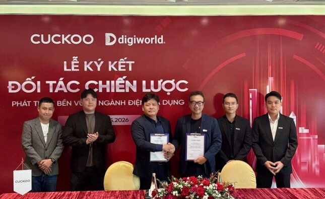 CUCKOO và Digiworld bắt tay mở rộng thị trường điện gia dụng cao cấp tại Việt Nam