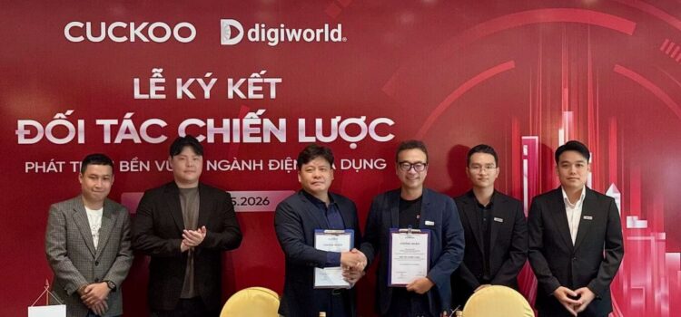 CUCKOO và Digiworld bắt tay mở rộng thị trường điện gia dụng cao cấp tại Việt Nam
