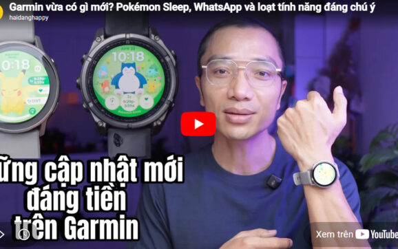 Garmin vừa có gì mới? Pokémon Sleep, WhatsApp và loạt tính năng đáng chú ý