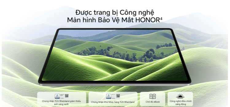 HONOR Pad X8b: Màn hình 11 inch bảo vệ mắt, pin 10.100mAh và không gian số riêng cho trẻ em