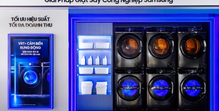 Samsung gia nhập thị trường giặt sấy Việt Nam, hướng vận hành thông minh và bền
