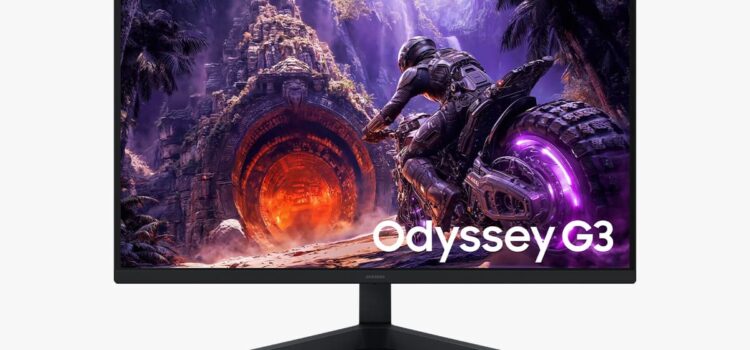 Samsung tung màn hình Odyssey G3 (G30H): tần số quét 200Hz, IPS, AMD FreeSync Premium