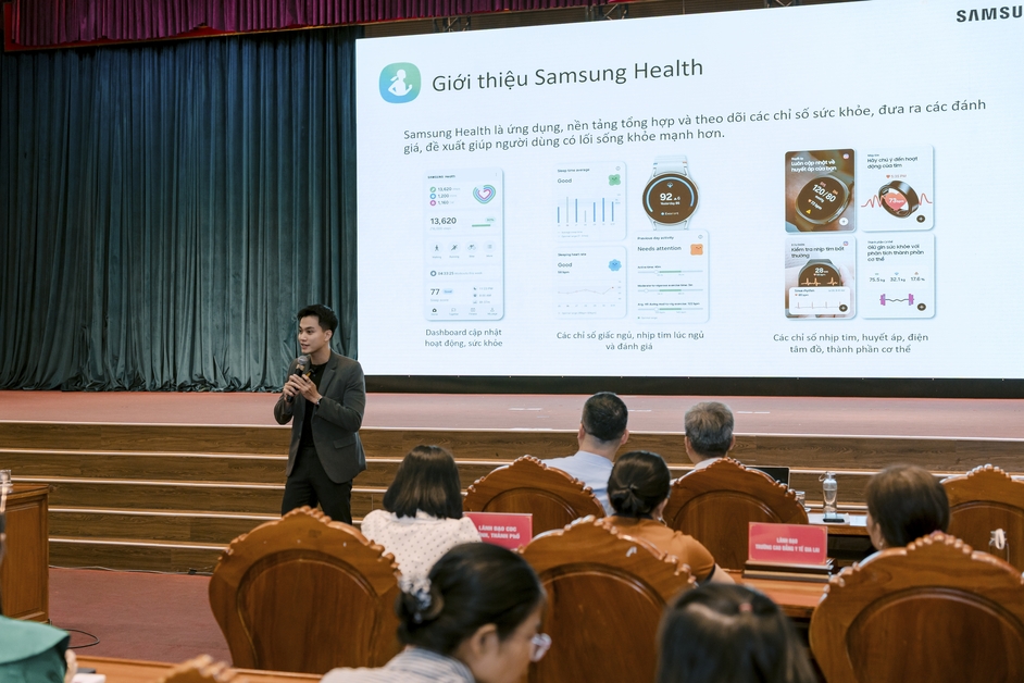 Samsung chia sẻ về ứng dụng AI và dữ liệu thiết bị đeo trong chăm sóc sức khỏe chủ động