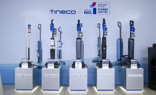 Tineco dẫn đầu thị trường máy lau sàn khô ướt tại Việt Nam với hơn 40% thị phần