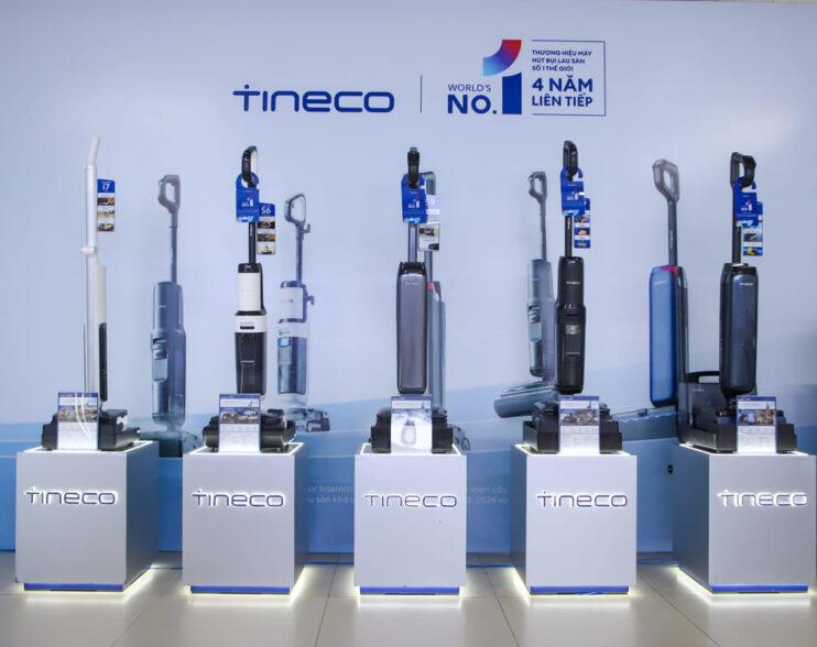 Tineco dẫn đầu thị trường máy lau sàn khô ướt tại Việt Nam với hơn 40% thị phần