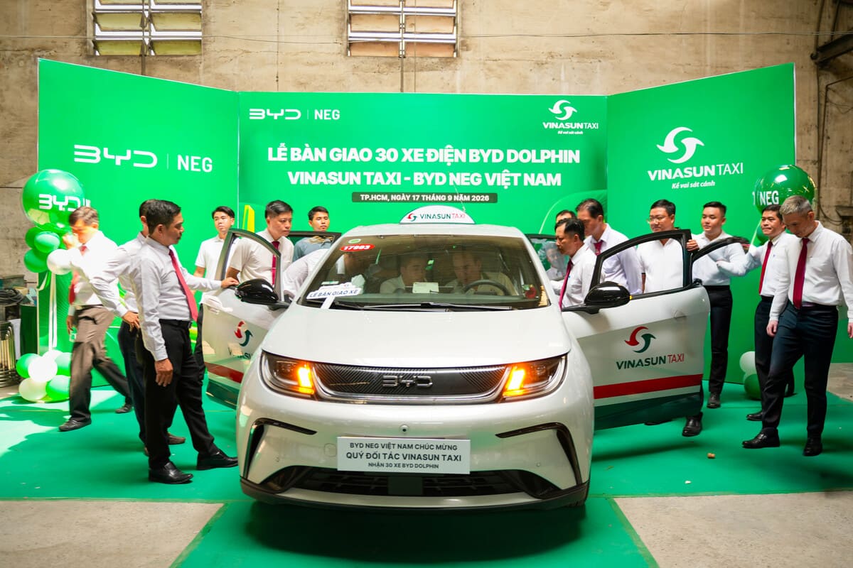 Vinasun bổ sung 30 BYD Dolphin, chuẩn bị đội ngũ tài xế trước khi đưa xe điện vào khai thác