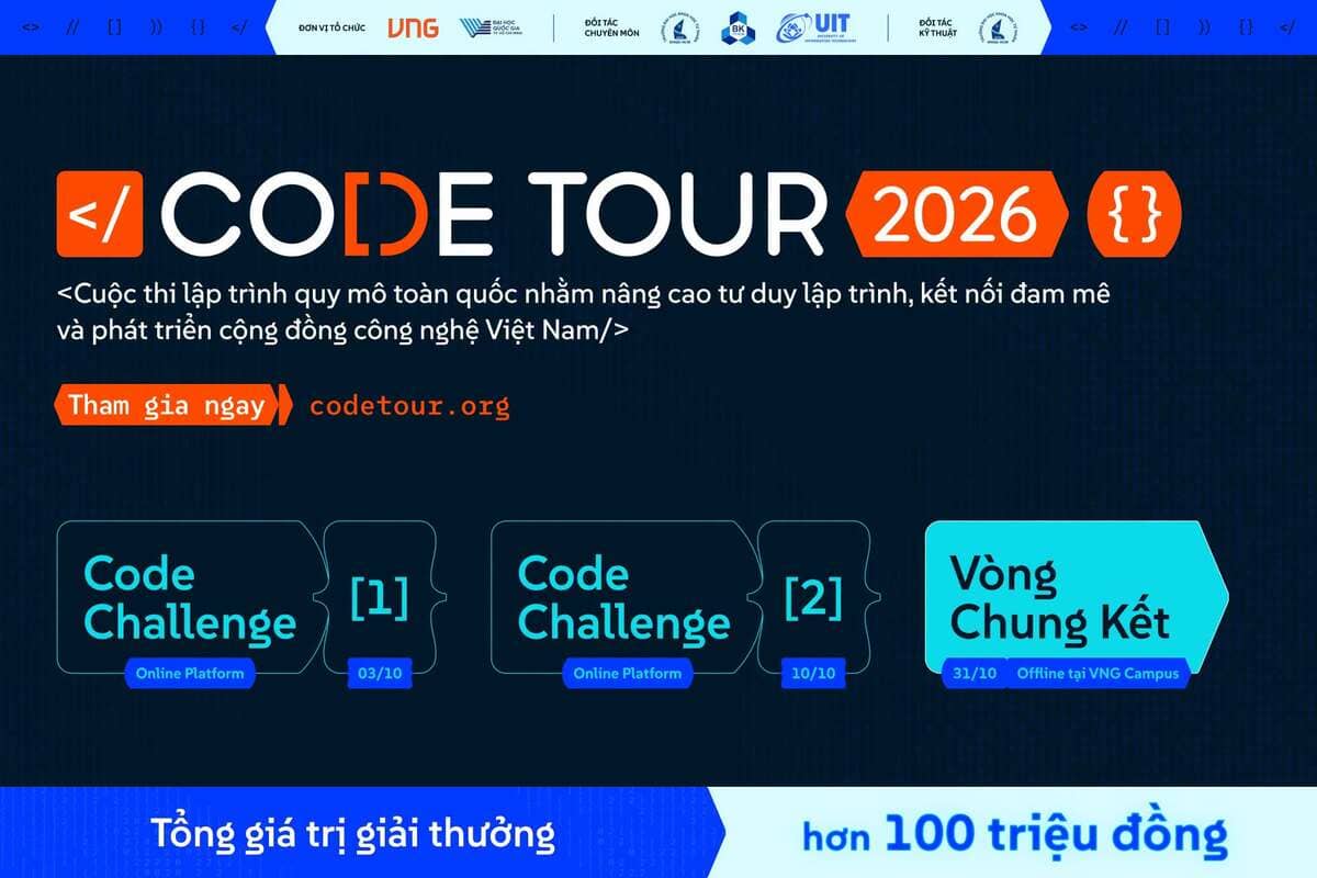 Code Tour bước sang năm thứ 8: Khi AI viết code, người trẻ cần giỏi gì?