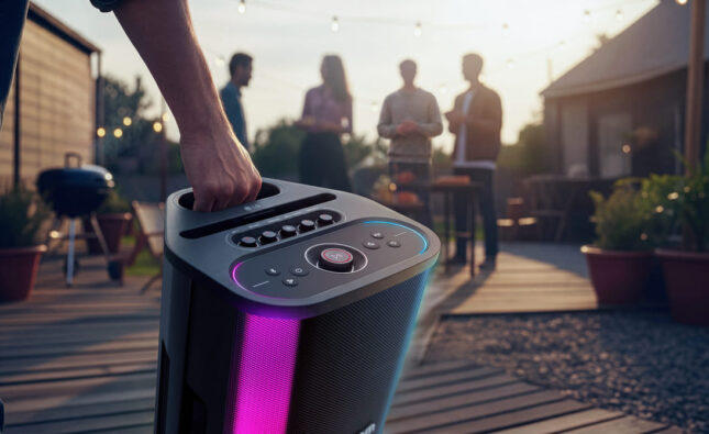 LG ra mắt loa xboom Stage 501, biến mọi bài hát thành bản karaoke nhờ AI