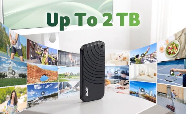 Acer ra mắt SSD di động PA100, tốc độ đọc 560 MB/s, dung lượng tối đa 2 TB