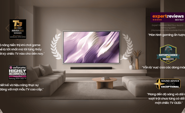 Samsung nâng cấp loạt TV và loa 2026 bằng loạt công nghệ dành cho phim, game và âm nhạc