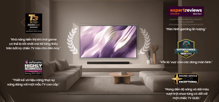 Samsung nâng cấp loạt TV và loa 2026 bằng loạt công nghệ dành cho phim, game và âm nhạc