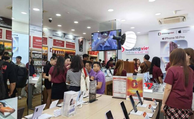 iPhone 18 Pro Max chiếm 88% đơn đặt trước tại Di Động Việt, bản 256GB được chọn nhiều nhất