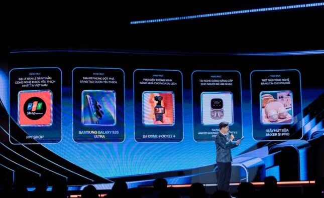 FPT Shop góp mặt trong Better List 2026 ở hạng mục bán lẻ công nghệ được yêu thích
